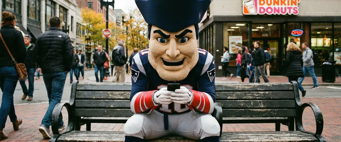 Exclusive: Pat Patriot Still Has Bill Belichick's Number Saved as 'Coach 💔'