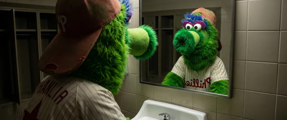 Phillie Phanatic Begins Daily Affirmations Practice, Calls It 'Losers Not-So-Anonymous'